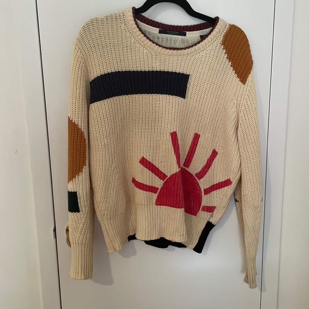 Scotch & Soda retro pullover sweater size S